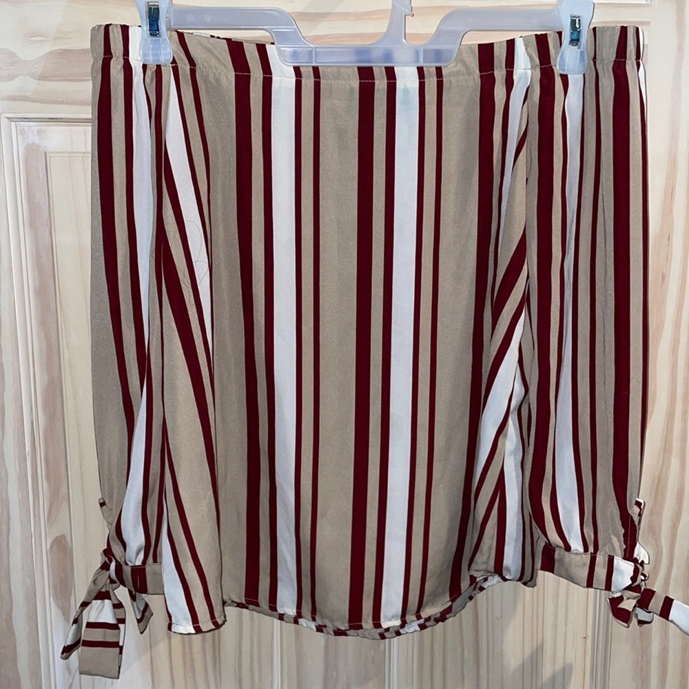 Off the shoulder blouse size small